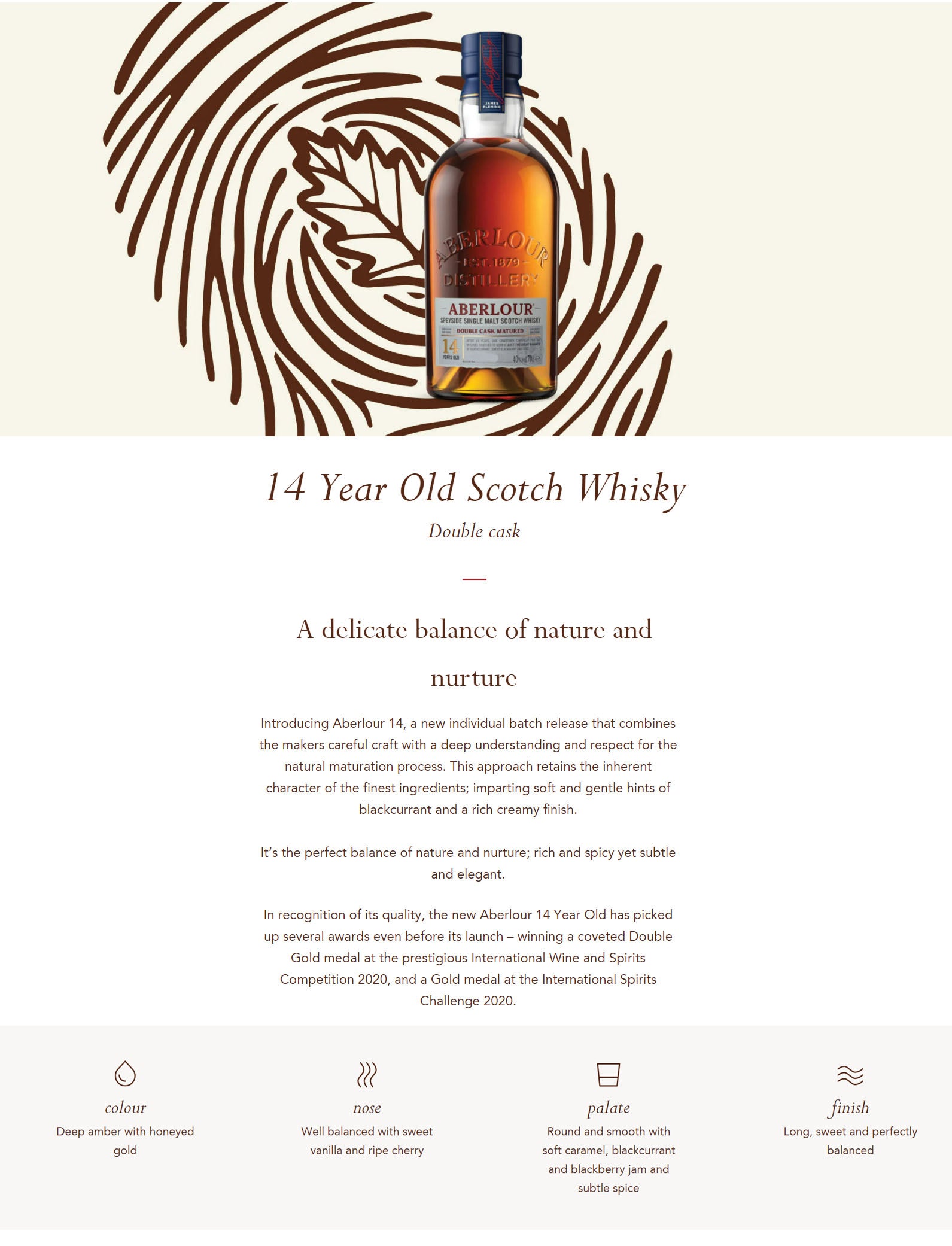 Aberlour 14 Year Old Speyside Single Malt Scotch Whisky
