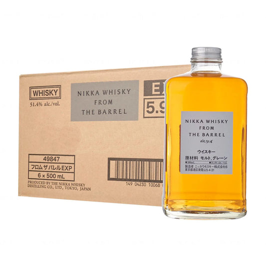 Nikka From The Barrel 500ml x 6 Bottles (With Box - Carton Deal)