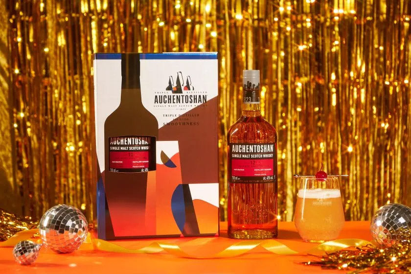 Auchentoshan 12 Years Single Malt Whisky Festive Gift Set 700ml