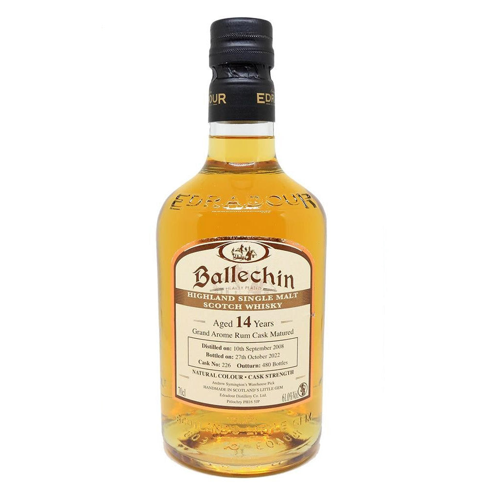 Ballechin 14 Years 2008 Single Malt Scotch Whisky Grand Arome Rum Cask#226 ABV 61% 700ml