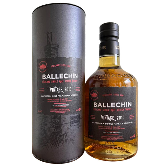 Ballechin 11 Year Old 2010 2nd Fill Marsala Hogshead Cask #284 Antipodes ABV 60% 700ml