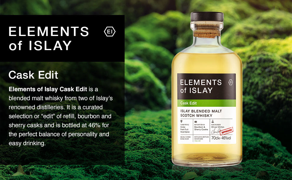 Elements Of Islay Cask Edit Blended Malt Scotch Whisky ABV 46% 700ml