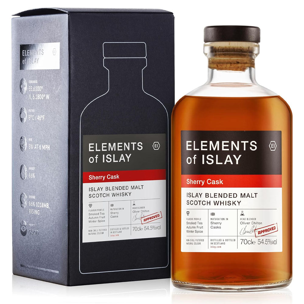 Elements Of Islay Sherry Cask Blended Malt Scotch Whisky ABV 54.5% 700ml