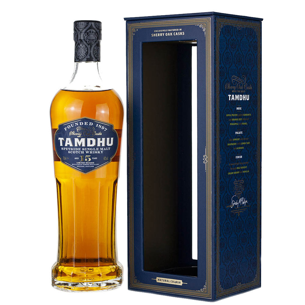 Tamdhu 15 Year Speyside Single Malt Scotch Whisky ABV 46% 700ml