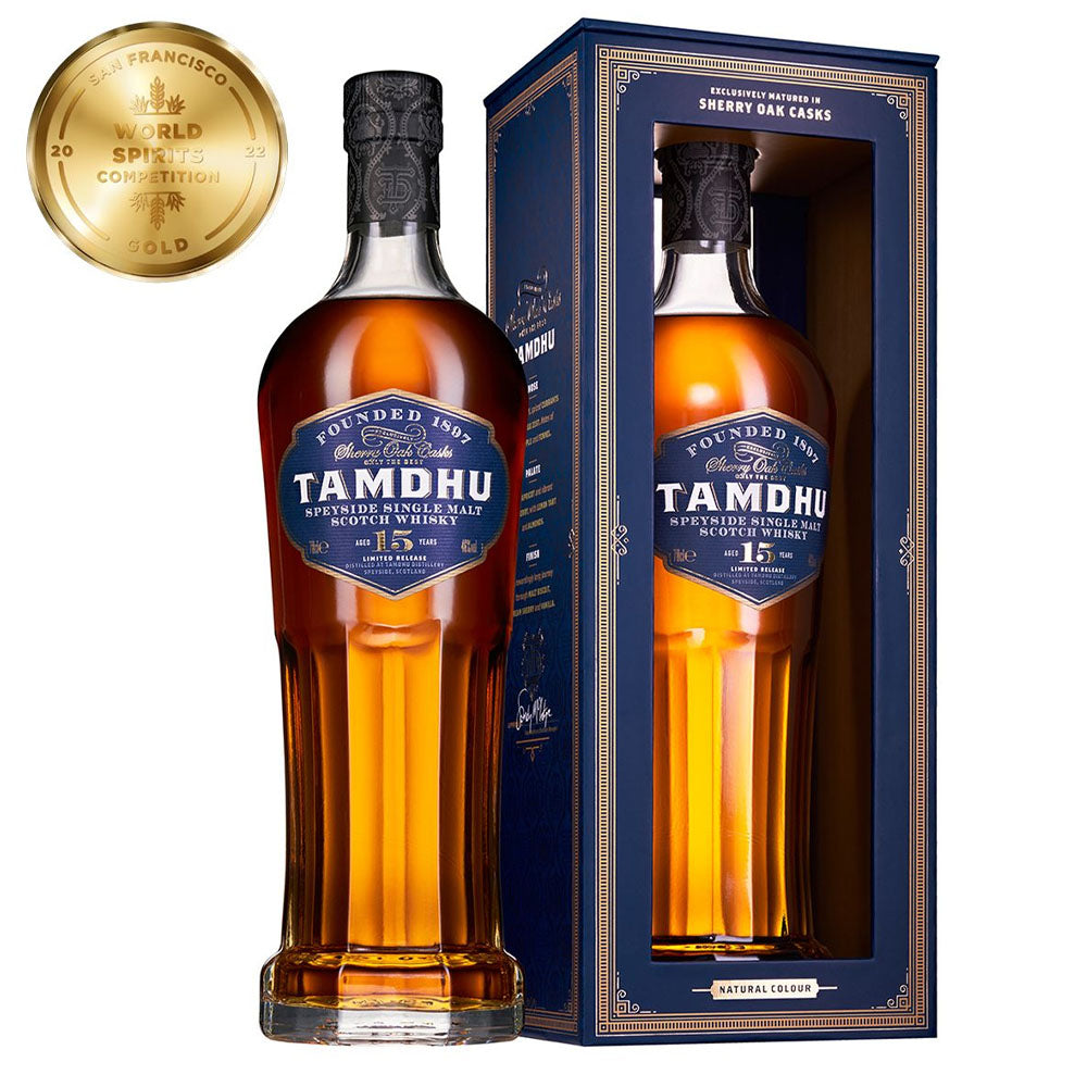 Tamdhu 15 Year Speyside Single Malt Scotch Whisky ABV 46% 700ml