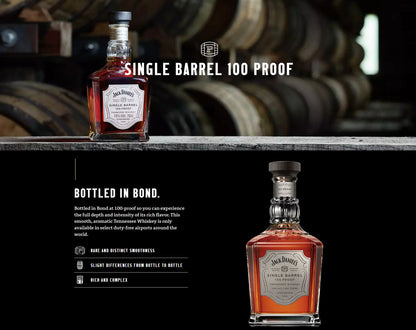 Jack Daniel's Single Barrel 100 Proof Travelers' Exclusive ABV 50% 750ml