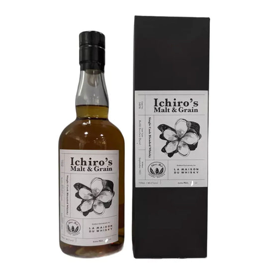 Ichiro's Malt & Grain Single Cask Blended Whisky Singapore Flower Series #1 ABV 60.20% 700ml