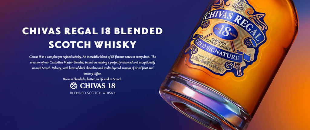 Chivas 18 Year Old Blended Scotch Whisky ABV 40% 700ml (Local Agent Stock)