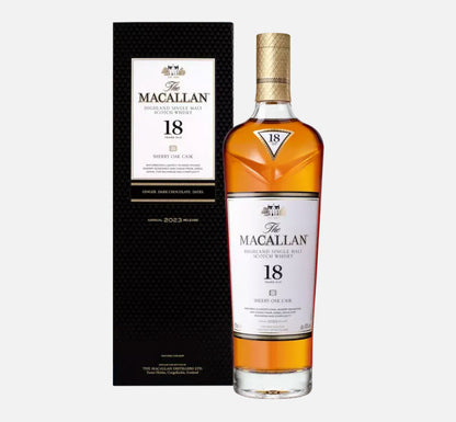 Macallan 18 Years Sherry Oak - 2023 Annual Release ABV 43% 700ml with Gift Box