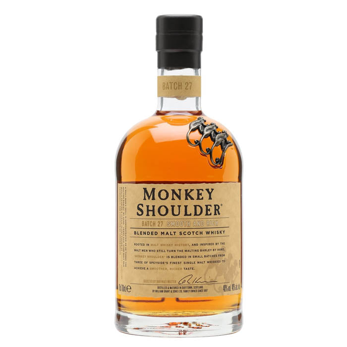 Monkey Shoulder Blended Malt Whisky ABV 40% 70cl x 6 bottles