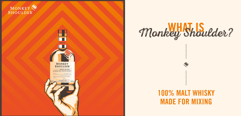 Monkey Shoulder Blended Malt Whisky ABV 40% 70cl x 6 bottles