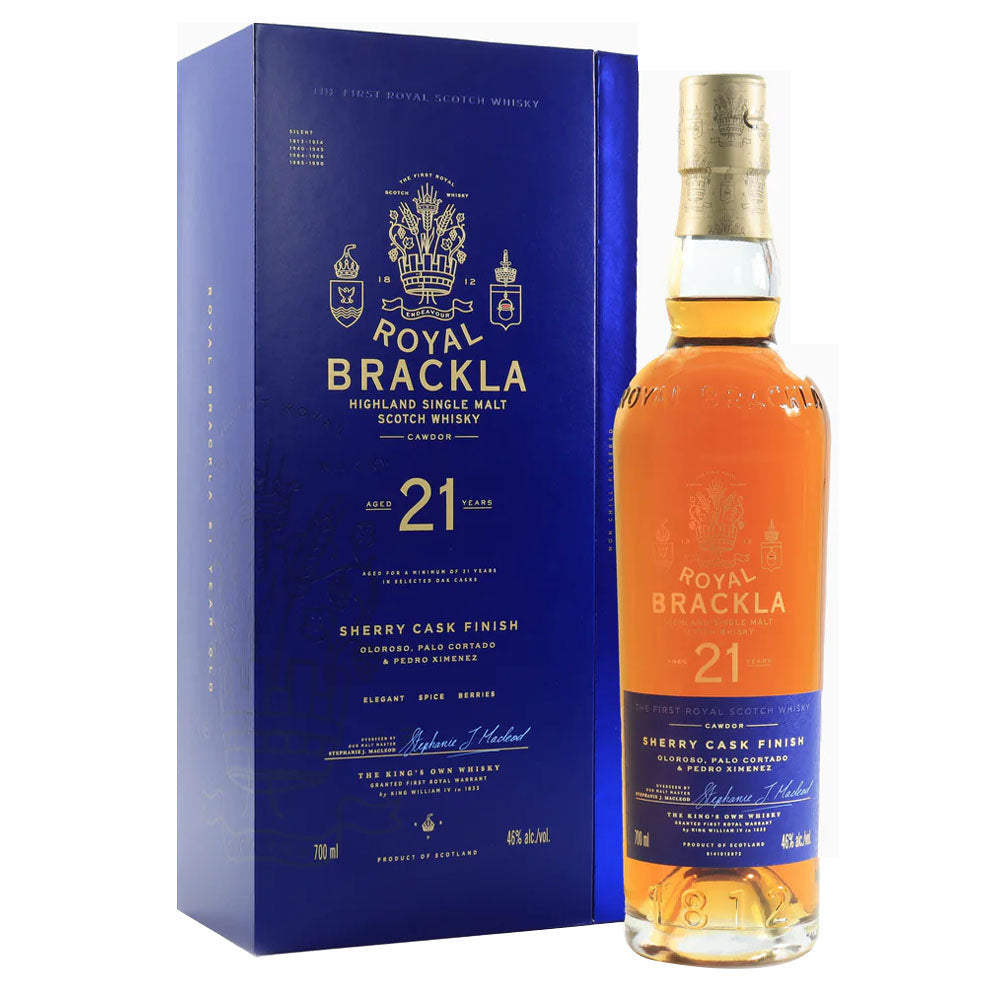 Royal Brackla 21 Years Highland Single Malt Scotch Whisky ABV 46% 700ml