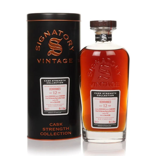 Benrinnes 12 Year Old 2010 (Cask 112) - Cask Strength Collection New Vibrations (Signatory Vintage) Scotch Whisky ABV 57.6% 700ml