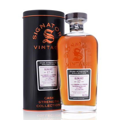 Glenlivet 17 Year Old 2006 (Cask 900811) - Cask Strength Collection New Vibrations (Signatory Vintage) Scotch Whisky ABV 60.8% 700ml