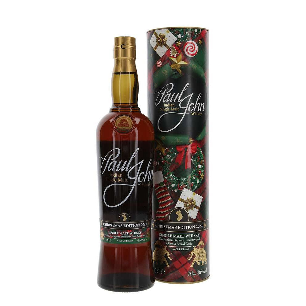 Paul John Christmas 2022 Single Malt Whisky ABV 46% 700ml