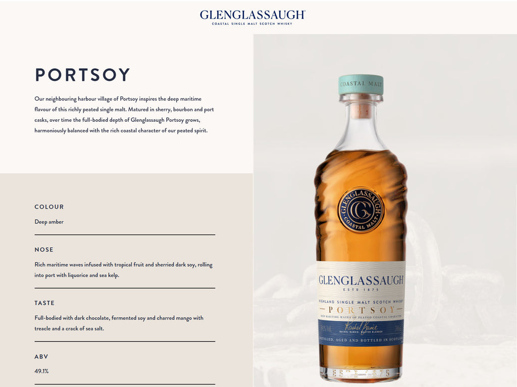 Glenglassaugh Portsoy Highland Single Malt ABV 49.1% 700ml