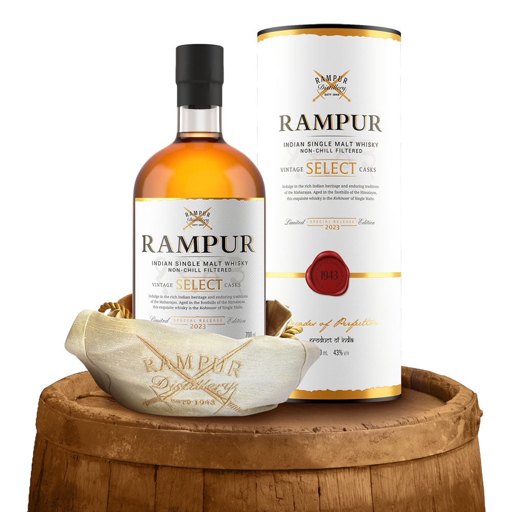 Rampur Select 2023 Limited Release Indian Single Malt Whisky ABV 43% 700ml