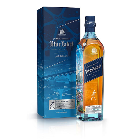 Johnnie Walker Blue Label - CITY OF THE FUTURE - SINGAPORE 2220 EDITION ABV 40% 1000ml