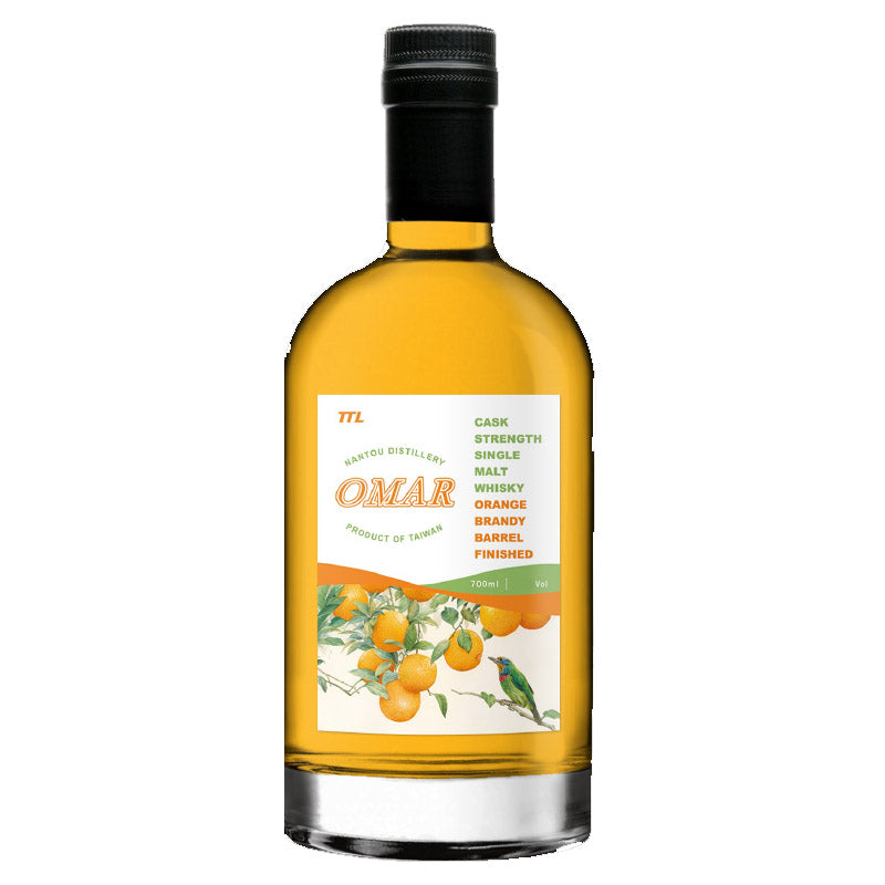 Omar Orange Brandy Barrel Finish Cask Strength Single Malt Whisky ABV 56% 700ml