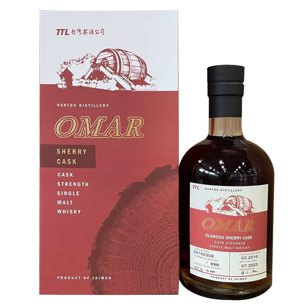 Omar Oloroso Sherry Cask Strength Single Malt Whisky ABV 57.5% 700ml