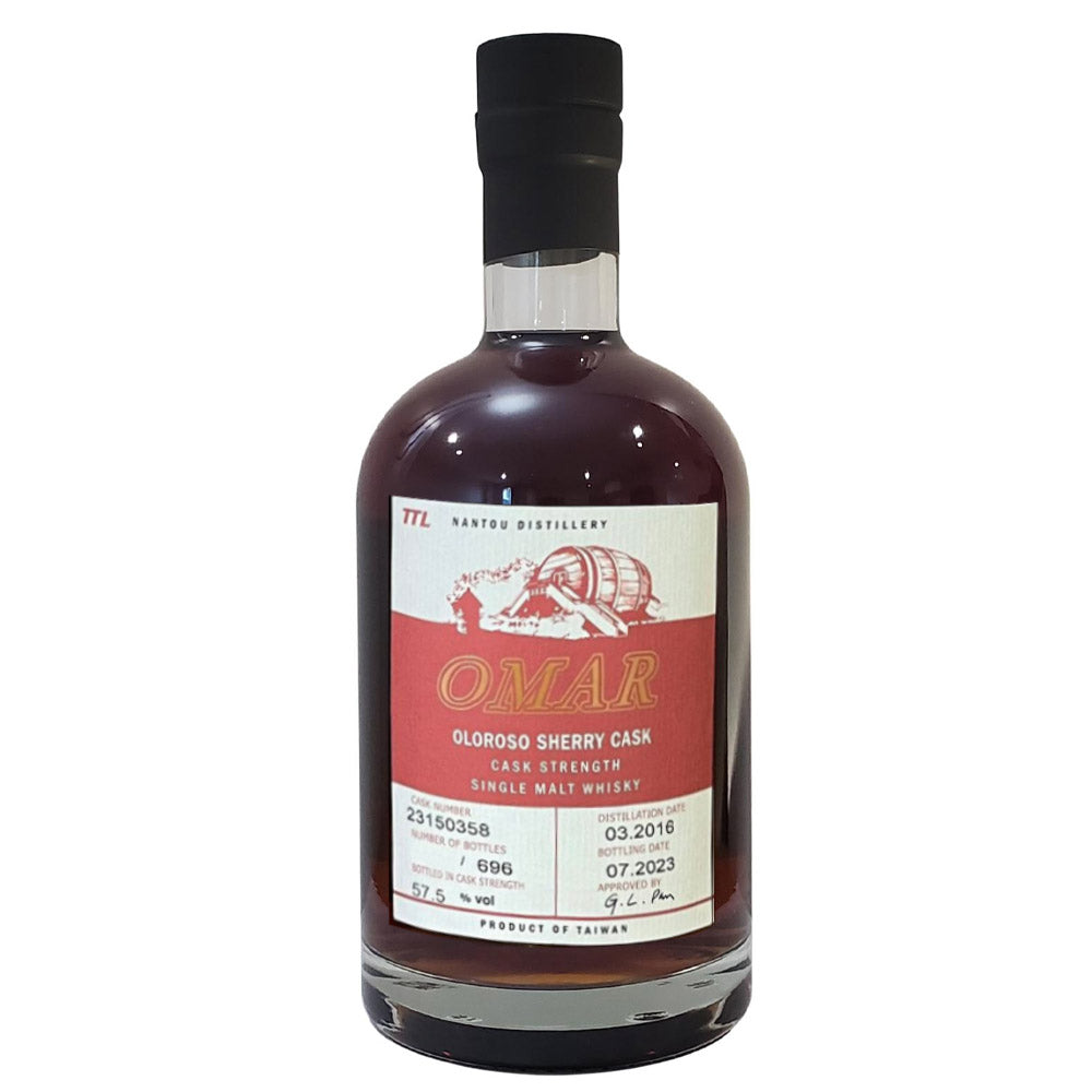 Omar Oloroso Sherry Cask Strength Single Malt Whisky ABV 57.5% 700ml