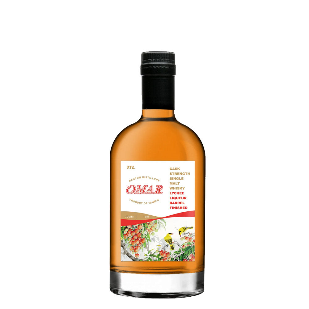 Omar Lychee Liqueur Barrel Finish Cask Strength Single Malt Whisky ABV 53% 700ml