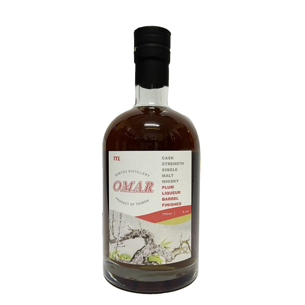 Omar Plum Liqueur Barrel Finish Cask Strength Single Malt Whisky ABV 53% 700ml