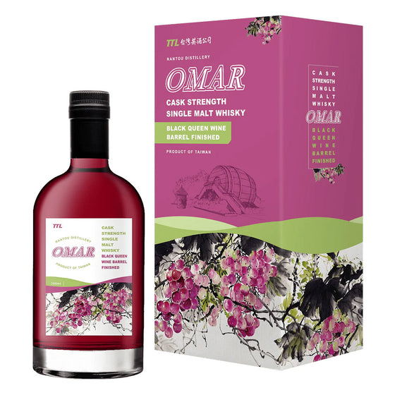 Omar Black Queen Wine Barrel Finish Cask Strength Single Malt ABV 53% 700ml