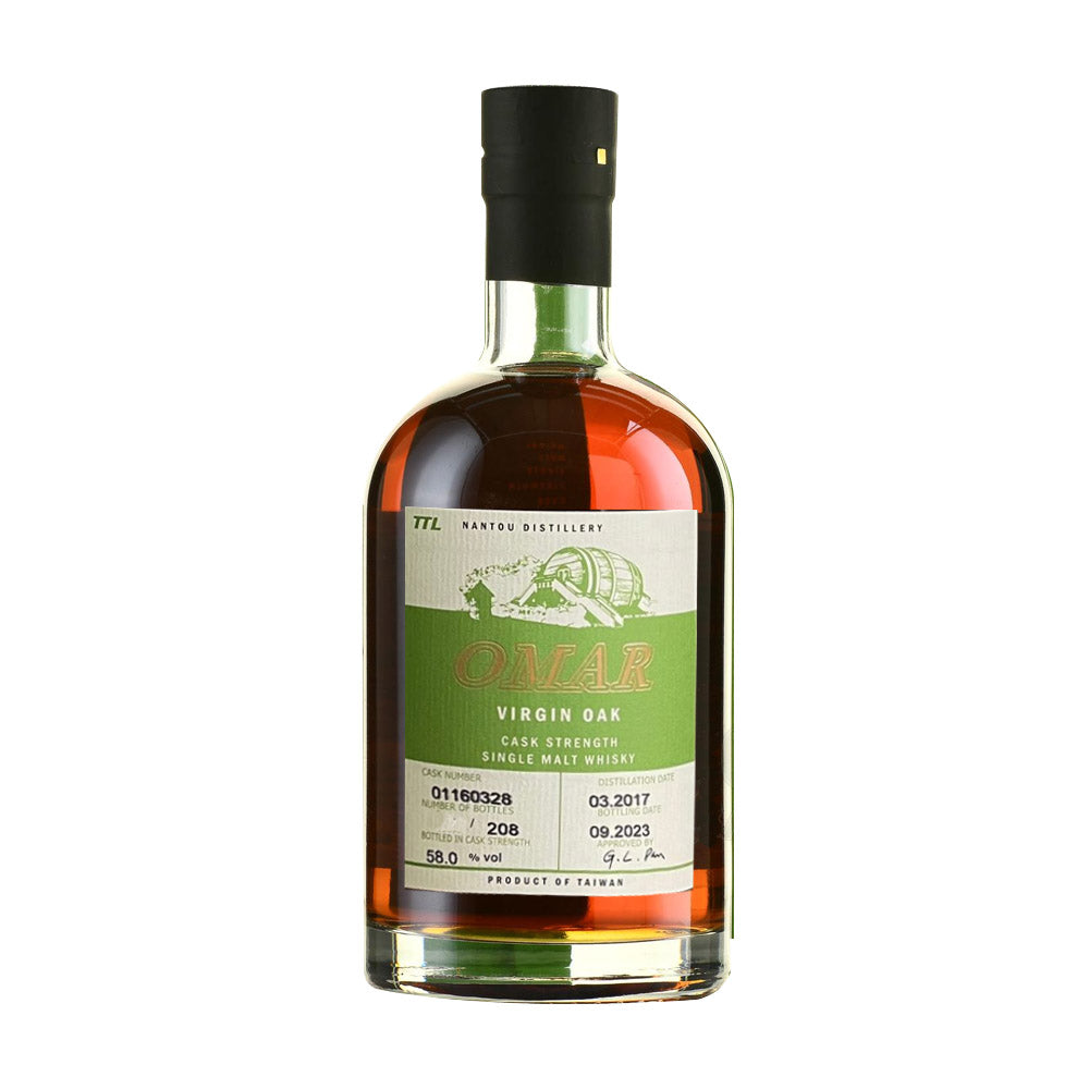 Omar Virgin Oak Cask Strength Single Malt Whisky ABV 58% 700ml