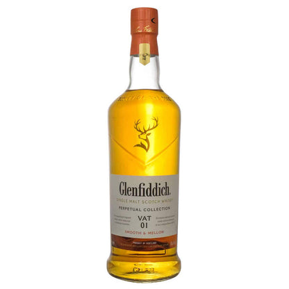 Glenfiddich Perpetual Collection Vat 01 Single Malt Whisky ABV 40% 1000ml with Gift Box (1L)