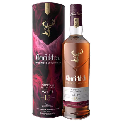 Glenfiddich Perpetual Collection Vat 03 15 Year Old Single Malt Whisky ABV 50.2% 700ml