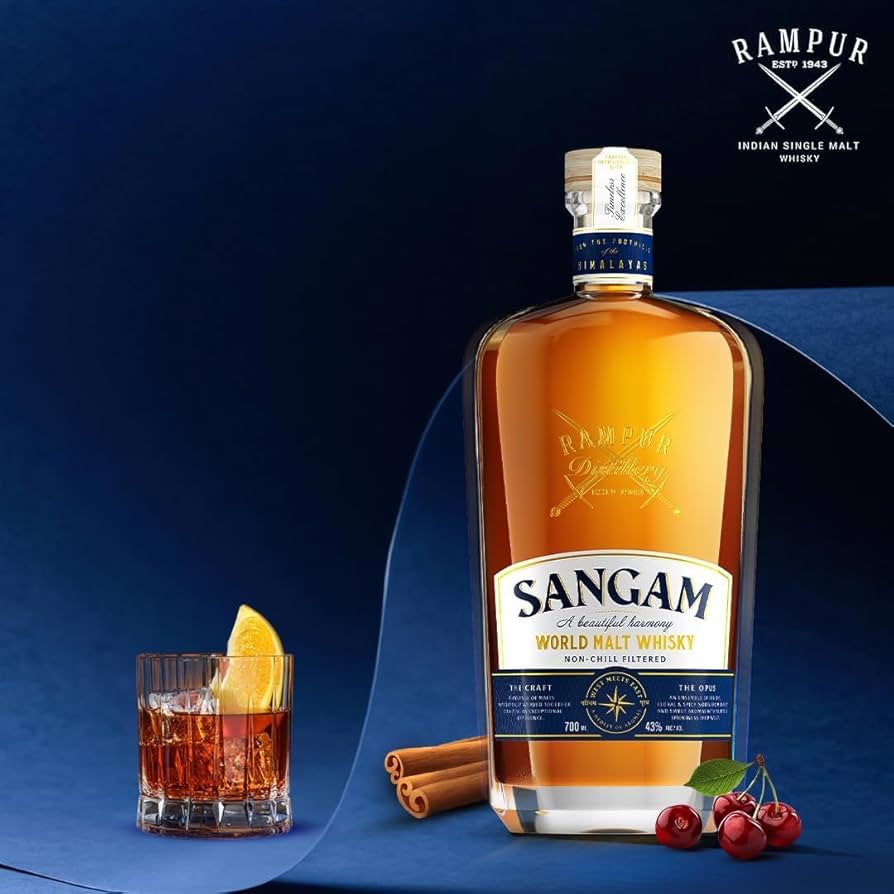 Rampur Sangam World Malt Whisky ABV 43% 700ml