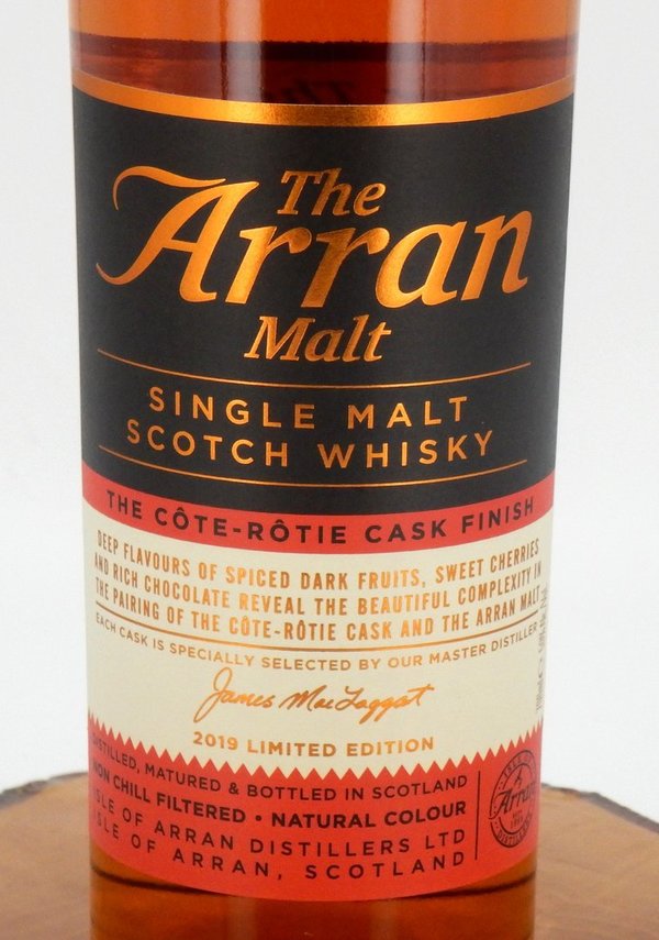 Arran Cote Rotie Cask Finish ABV 50% 700ml (No Box)