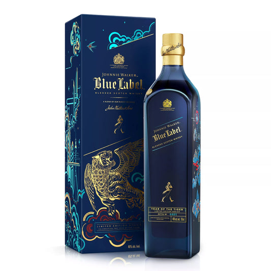 Johnnie Walker Blue Label Year Of The Tiger Limited Edition 2022 ABV 40% 70cl with Gift Box