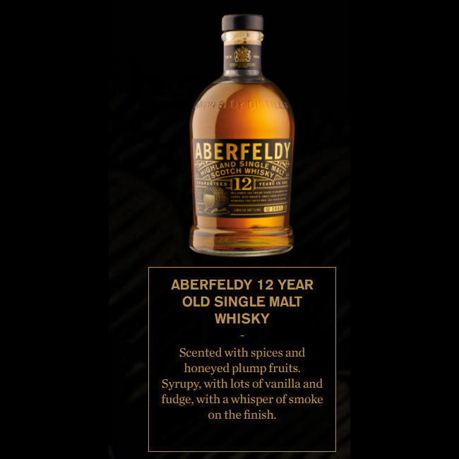 Aberfeldy 12 Year Old Single Malt Scotch Whisky ABV 40% 1000ml (1 Litre)