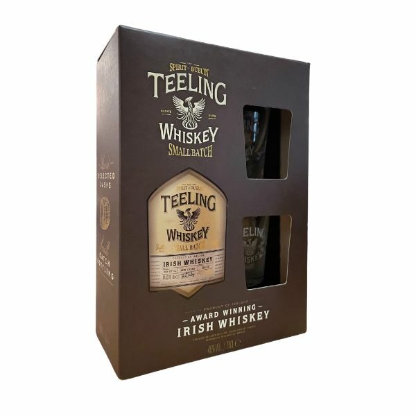 Teeling Small Batch Irish Whiskey ABV 46% 700ml with 2 Glasses Gift Set