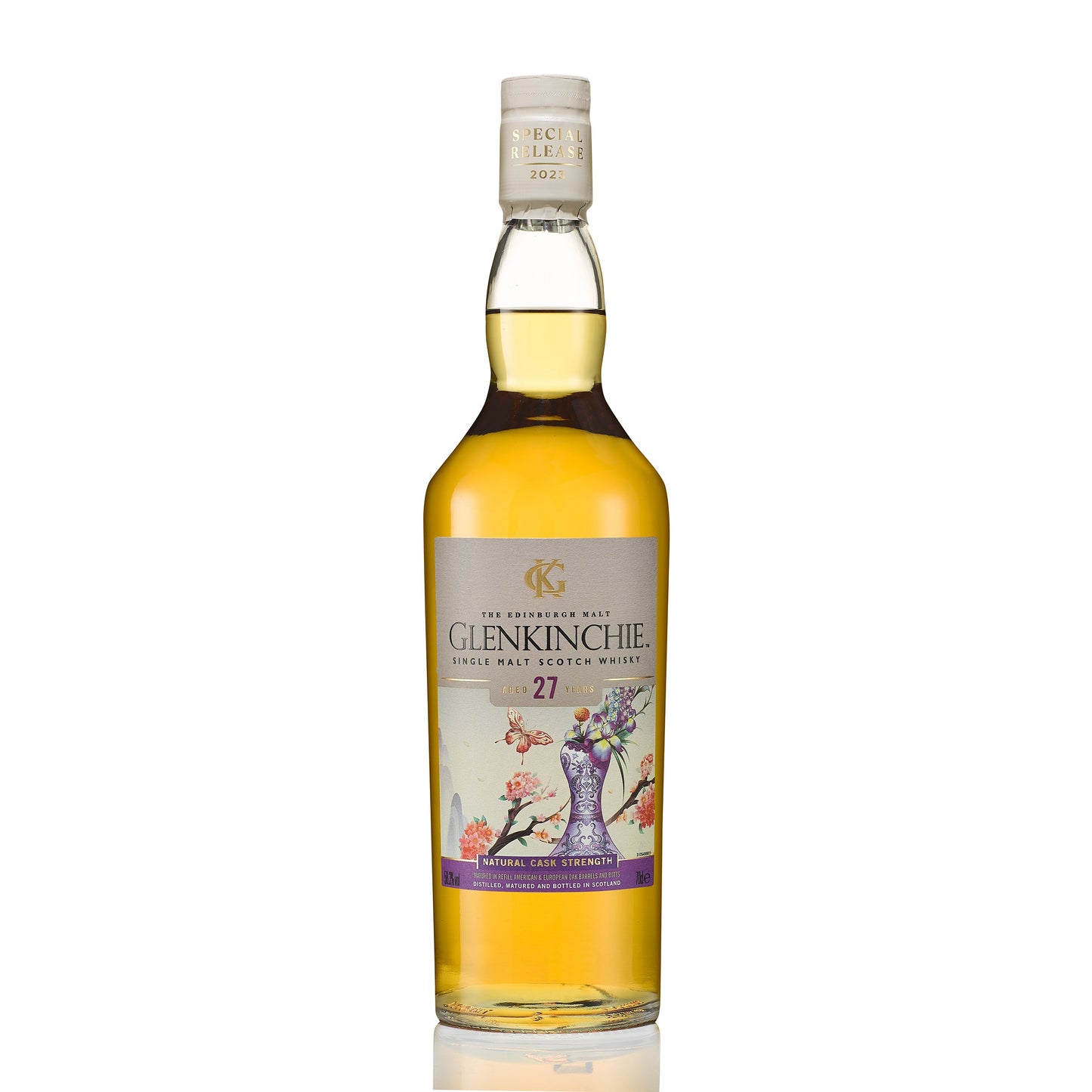 Glenkinchie 27 Year Old THE FLORAL TREASURE Special Release 2023 Single Malt Scotch Whisky ABV 58.3% 700ml