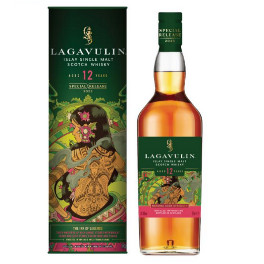 Lagavulin 12 Year Old THE INK OF LEGENDS Special Release 2023 Single Malt Scotch Whisky ABV 56.4% 200ml