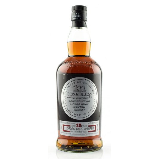 Hazelburn 15 Year Old Sherry Wood 2022 Release ABV 54.2% 700ml