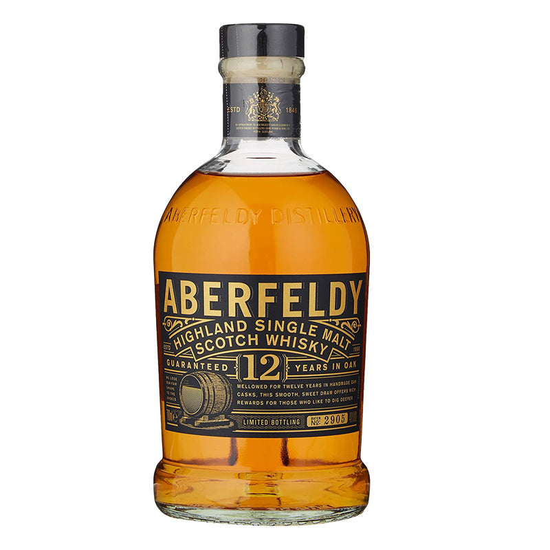 Aberfeldy 12 Year Old Single Malt Scotch Whisky ABV 40% 1000ml (1 Litre)