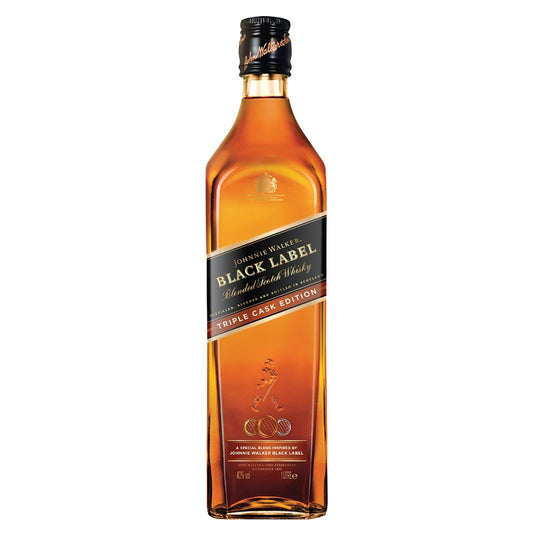 Johnnie Walker Black Label Triple Cask Edition 1000ml (1L) with Gift Box