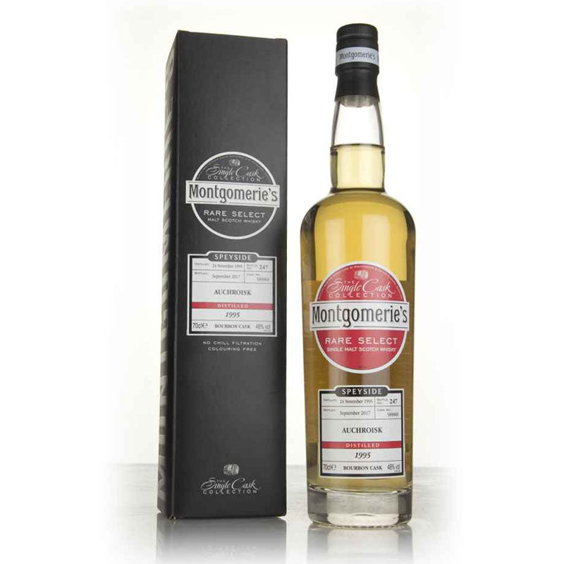 Auchroisk 1995 22 Year Old Montgomerie's Cask #589060 Hogshead ABV 46% 70CL (Pre-Order 7 Days)