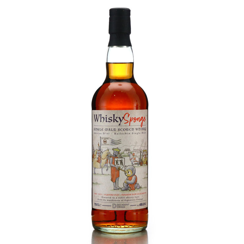 Ballechin 2003 18 Year Old Whisky Sponge Edition No.47 Refill Sherry Butt ABV 48.5% 70CL (Pre-Order 7 Days)