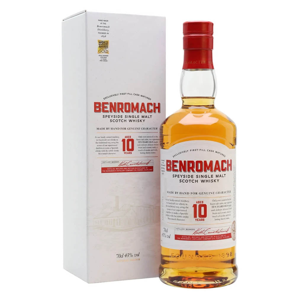 Benromach 10 Year Old ABV 43% 70cl with Gift Box