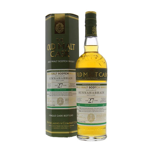 Bunnahabhain 1991 27 Year Old "Hunter Laing - Old Malt Cask" Series #17325 ABV 50% 70CL with Gift Box (Pre-Order 7 Days)