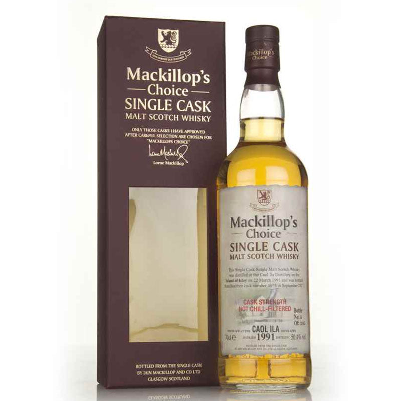 Caol Ila 1991 26 Year Old Mackillop's Choice Cask #4678 ABV 50.4% 70CL (Pre-Order 7 Days)