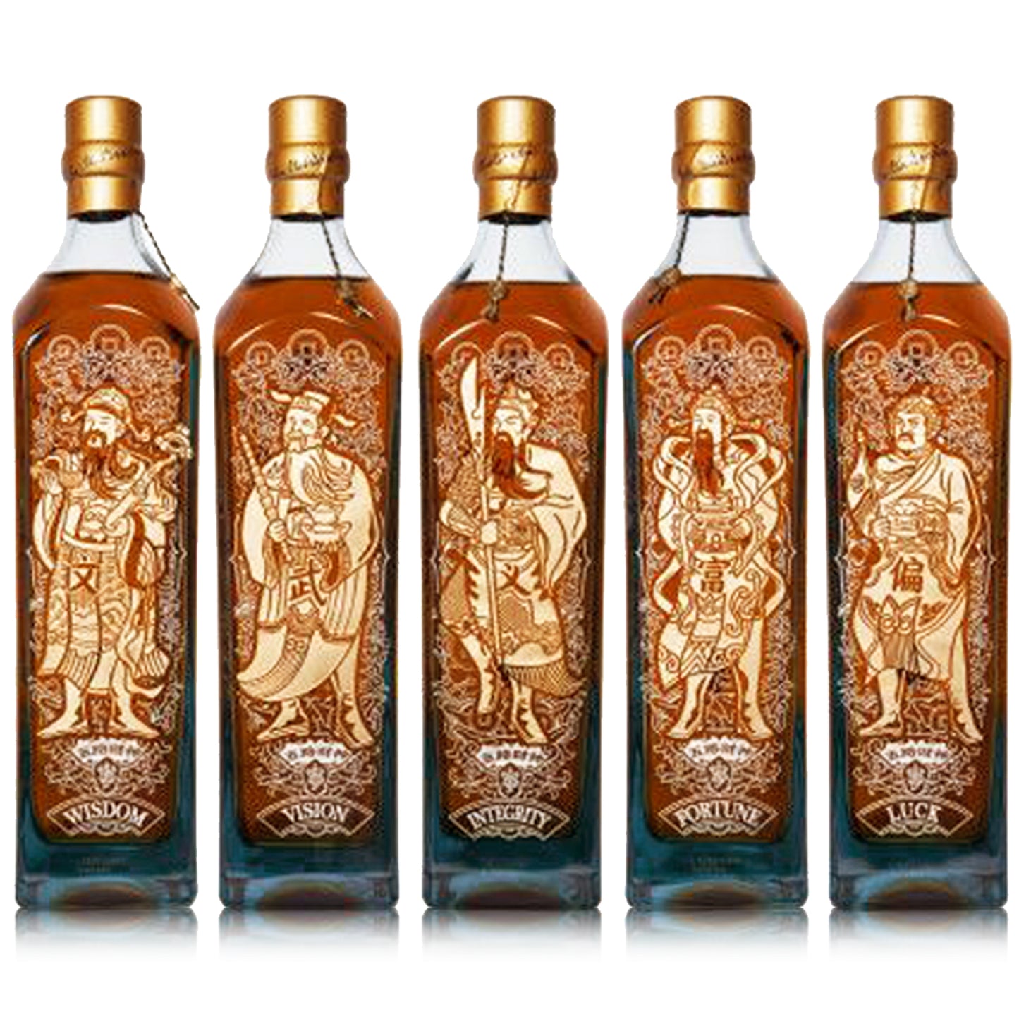 Johnnie Walker Blue Label - 5 Gods of Wealth - The Whisky Shop Singapore