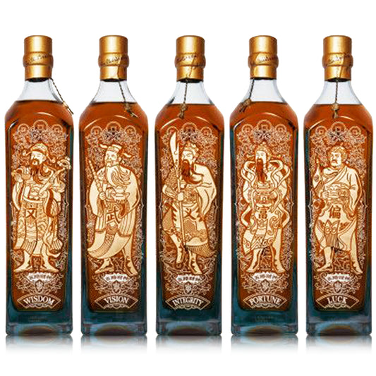 Johnnie Walker Blue Label - 5 Gods of Wealth - The Whisky Shop Singapore