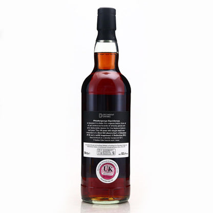 Equilibrium One 10 Year Old Whisky Sponge Sherry Butt, Refill Hogshead ABV 52% 70CL (Pre-Order 7 Days)