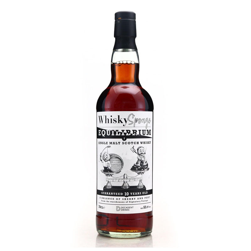 Equilibrium One 10 Year Old Whisky Sponge Sherry Butt, Refill Hogshead ABV 52% 70CL (Pre-Order 7 Days)